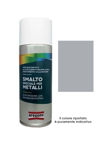 SMALTO SPRAY SPECIALE CERCHI AUTO AREXONS ALLUMINIO ML 400