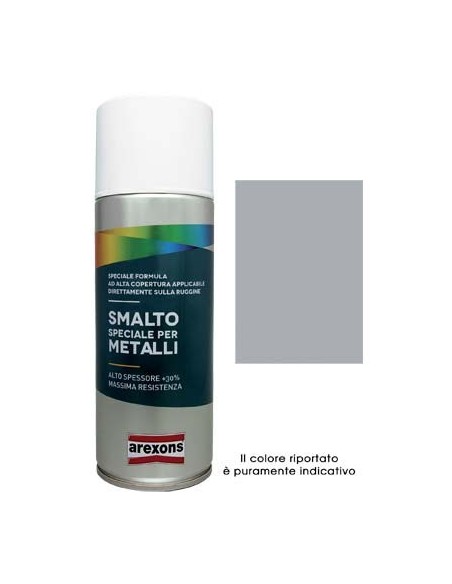 SMALTO SPRAY SPECIALE CERCHI AUTO AREXONS ALLUMINIO ML 400