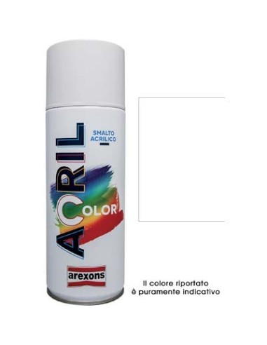 SMALTO SPRAY ACRIL COLOR AREXONS TRASPARENTE LUCIDO ML 400