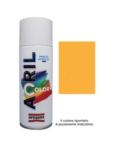 SMALTO SPRAY ACRIL COLOR AREXONS GIALLO SEGNALE RAL 1003 ML 400