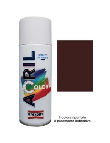 SMALTO SPRAY ACRIL COLOR AREXONS MARRONE SCURO RAL 8017 ML 400