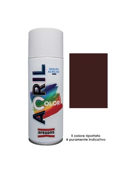 SMALTO SPRAY ACRIL COLOR AREXONS MARRONE SCURO RAL 8017 ML 400