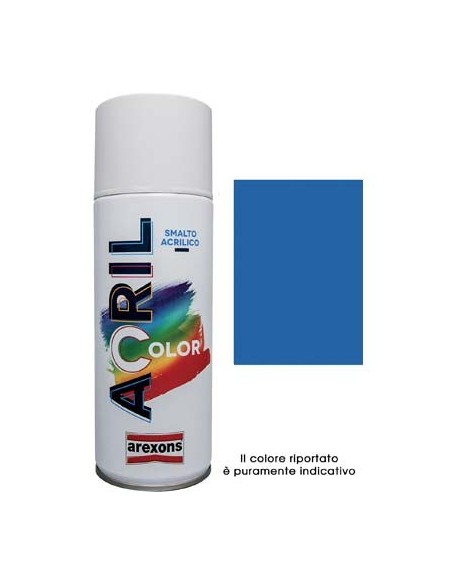 SMALTO SPRAY ACRIL COLOR AREXONS BLU TRAFFICO RAL 5017 ML 400