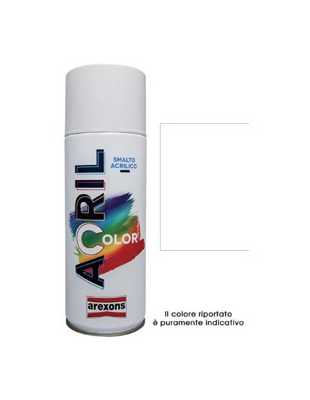 SMALTO SPRAY ACRIL COLOR AREXONS BIANCO SEGNALE RAL 9003 ML 400