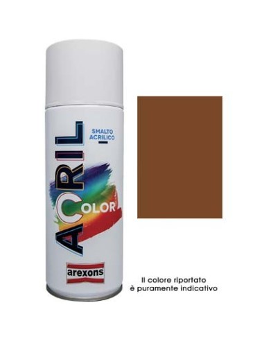 SMALTO SPRAY ACRIL COLOR AREXONS MARRONE CHIARO RAL 8003 ML 400