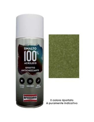 SMALTO SPRAY 100% ACRILICO ANTICHIZZANTE AREXONS BRONZO ML 400