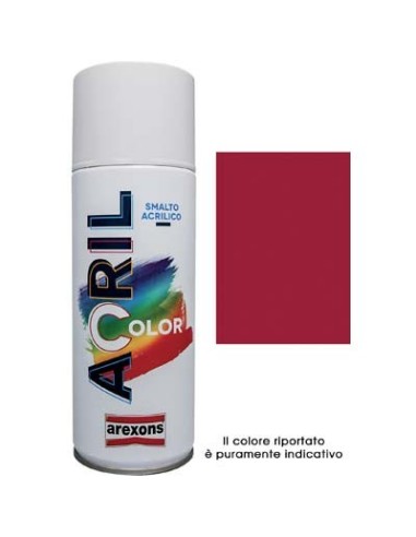 SMALTO SPRAY ACRIL COLOR AREXONS ROSSO RUBINO RAL 3003 ML 400