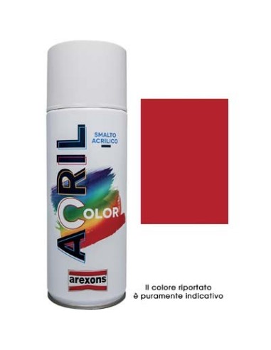 SMALTO SPRAY ACRIL COLOR AREXONS ROSSO FUOCO RAL 3000 ML 400