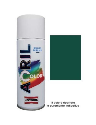 SMALTO SPRAY ACRIL COLOR AREXONS VERDE MUSCHIO RAL 6005 ML 400