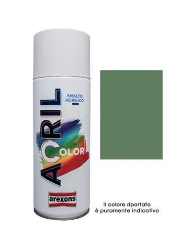 SMALTO SPRAY ACRIL COLOR AREXONS VERDE RESEDA RAL 6011 ML 400