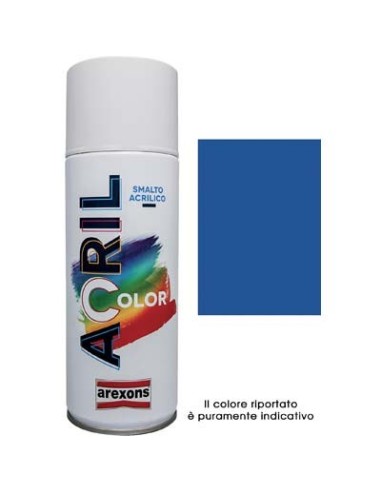 SMALTO SPRAY ACRIL COLOR AREXONS BLU GENZIANA RAL 5010 ML 400