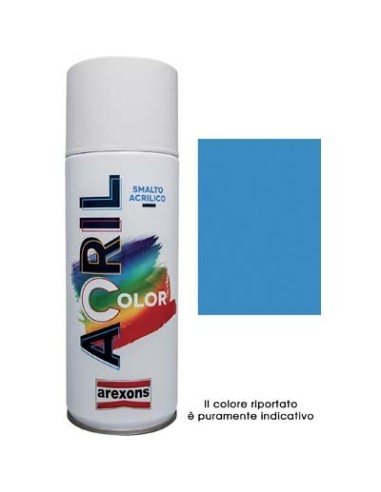 SMALTO SPRAY ACRIL COLOR AREXONS BLU CHIARO RAL 5012 ML 400