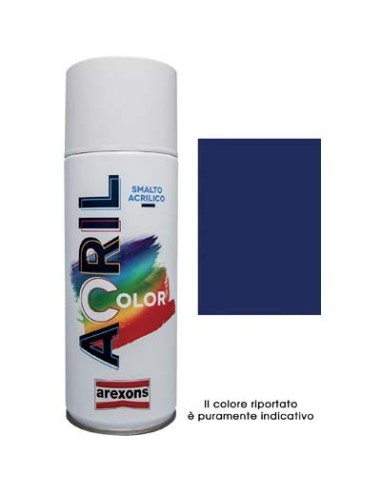 SMALTO SPRAY ACRIL COLOR AREXONS BLU COBALTO RAL 5013 ML 400