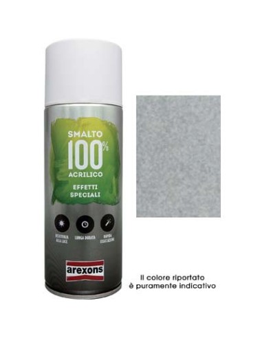 SMALTO SPRAY 100% ACRILICO DIAMANTATO AREXONS GRIGIO ML 400