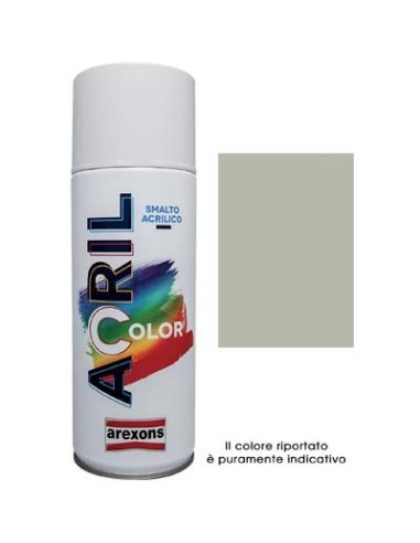 SMALTO SPRAY ACRIL COLOR AREXONS GRIGIO SILICEO RAL 7032 ML 400