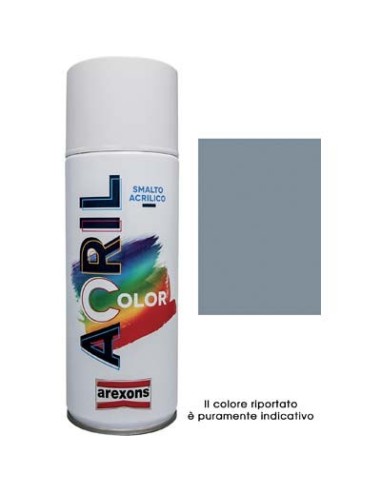 SMALTO SPRAY ACRIL COLOR AREXONS GRIGIO ARGENTO RAL 7001 ML 400