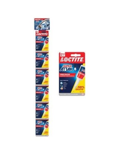 LOCTITE ATTAK PRECISION CLIP STRIP GR 5+50% GRATIS CF - PZ 2X12