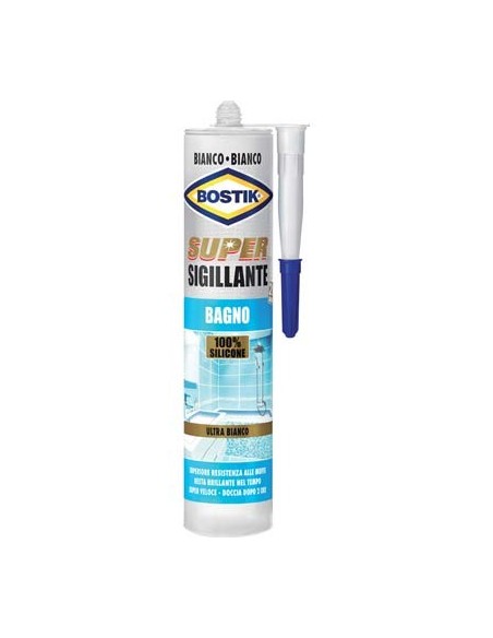 SILICONE SUPER SIGILLANTE BAGNO BOSTIK BIANCO ML 300 pz.2