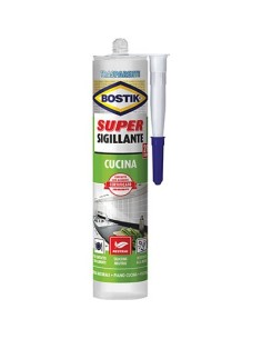 SILICONE SUPER SIGILLANTE CUCINA BOSTIK TRASPARENTE ML 300 PZ 2