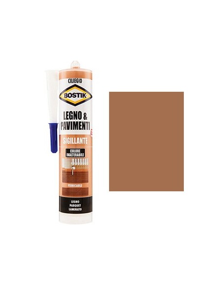 SILICONE ACRILICO LEGNO PAVIMENTI BOSTIK CILIEGIO ML 300