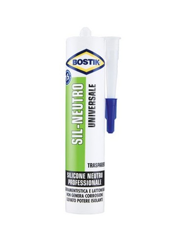 SILICONE NEUTRO SIL BOSTIK TRASPARENTE ML 300