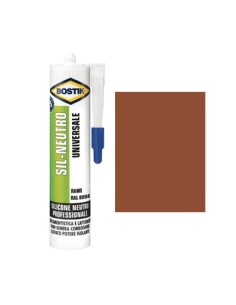 SILICONE NEUTRO SIL BOSTIK RAME RAL 8004 ML 300
