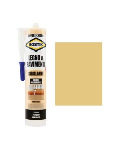 SILICONE ACRILICO LEGNO PAVIMENTI BOSTIK ROVERE CHIARO ML 300