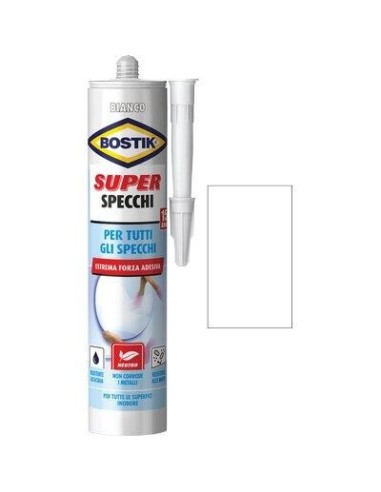 SILICONE NEUTRO SUPER SPECCHI BOSTIK BIANCO ML 425