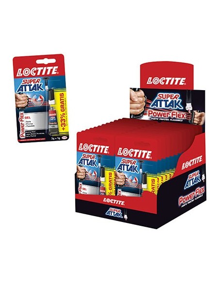 LOCTITE ATTAK POWER FLEX GEL GR 3 CF - PZ 24