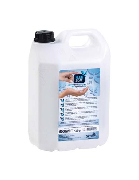 SAPONE LIQUIDO LAVAMANI FLOR SOAP NETTUNO LT 5