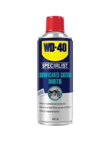 LUBRIFICANTE CATENA MOTO SPRAY WD-40 SPECIALIST ML 400