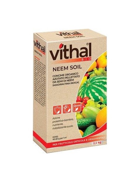 CONCIME GRANULARE NEEM SOIL VITHAL BIO KB KG 2,5
