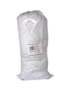 COTONE IDROFILO MISTO FIBRA COTONE CARDATO BIANCO GR 800