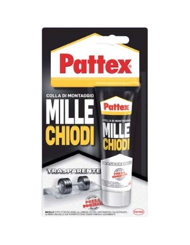 PATTEX MILLECHIODI TRASPARENTE GR 40