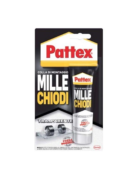 PATTEX MILLECHIODI TRASPARENTE GR 40
