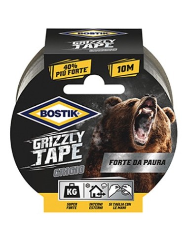 NASTRO ALTA RESISTENZA GRIZZLY BOSTIK GRIGIO MM 50 ML 10