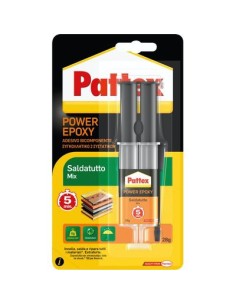PATTEX POWER EPOXY SALDATUTTO MIX SIRINGA GR 28