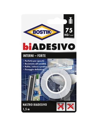 NASTRO BIADESIVO INTERNI BOSTIK MM 19 ML 1,5