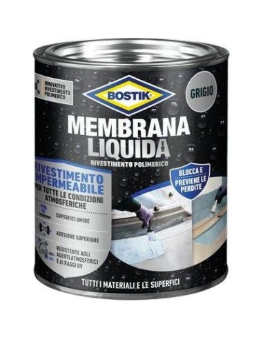 BOSTIK MEMBRANA LIQUIDA GRIGIO KG 1