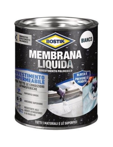 BOSTIK MEMBRANA LIQUIDA BIANCO KG 1