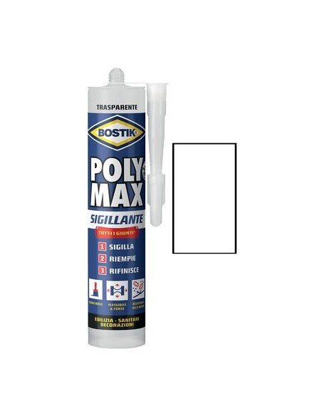 BOSTIK POLYMAX SIGILLANTE GRIGIO TRASPARENTE ML 280