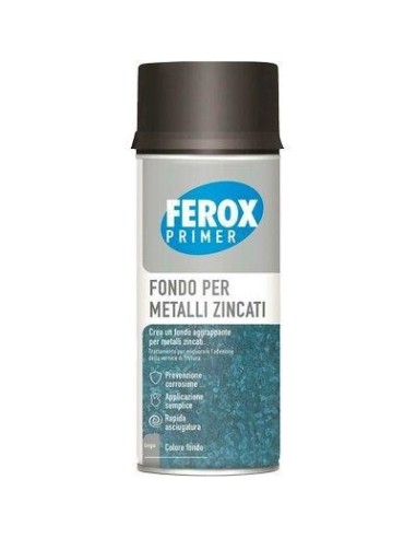 FONDO AGGRAPPANTE SPRAY FEROX AREXONS LAMIERA ZINCATA ML 400