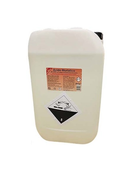 ACIDO CLORIDRICO MURIATICO 30-33% KG 25