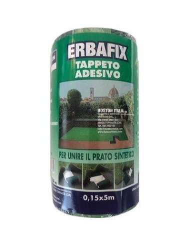 NASTRO PRATO ERBA SINTETICA ADESIVO ERBAFIX BOSTON TNT CM 15 ML 5