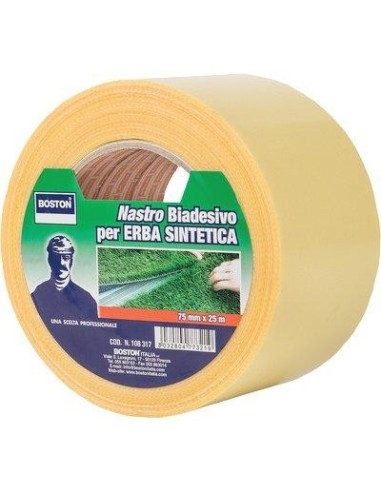 NASTRO PRATO ERBA SINTETICA BIADESIVO BOSTON MM 75 ML 25