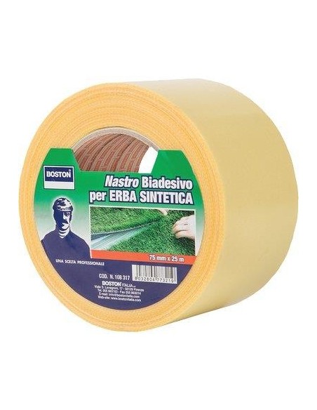 NASTRO PRATO ERBA SINTETICA BIADESIVO BOSTON MM 75 ML 25