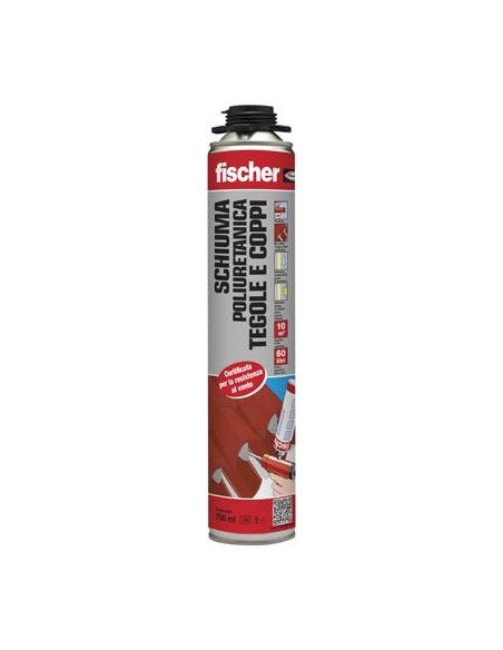 SCHIUMA POLIURETANICA COPPI E TEGOLE FISCHER PISTOLA ML 750