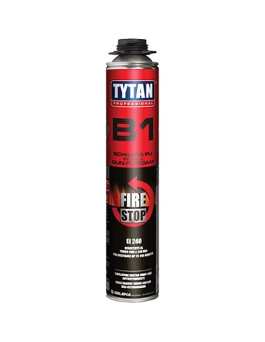 SCHIUMA POLIURETANICA ANTIFUOCO TYTAN PISTOLA EI 240 ML 750