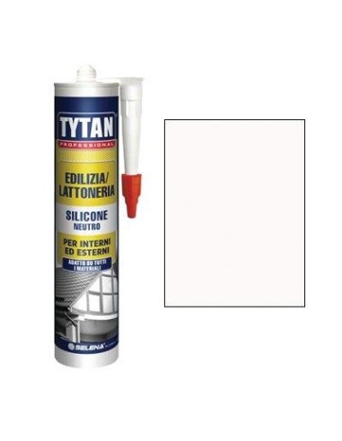 SILICONE NEUTRO TYTAN BIANCO RAL 9010 ML 300