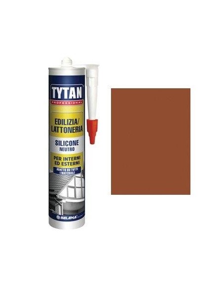 SILICONE NEUTRO TYTAN RAME RAL 8004 ML 300